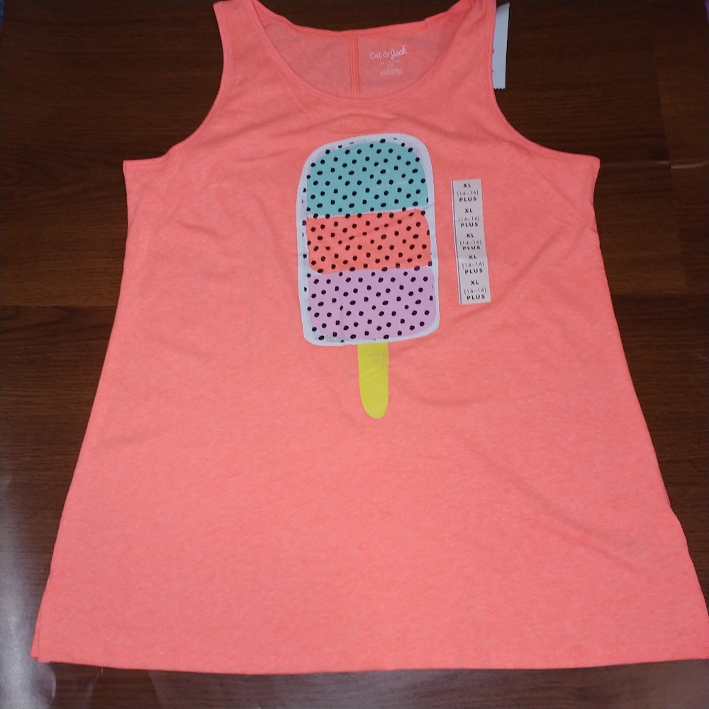 NWT Cat & Jack Girls  Tank Top Shirts
